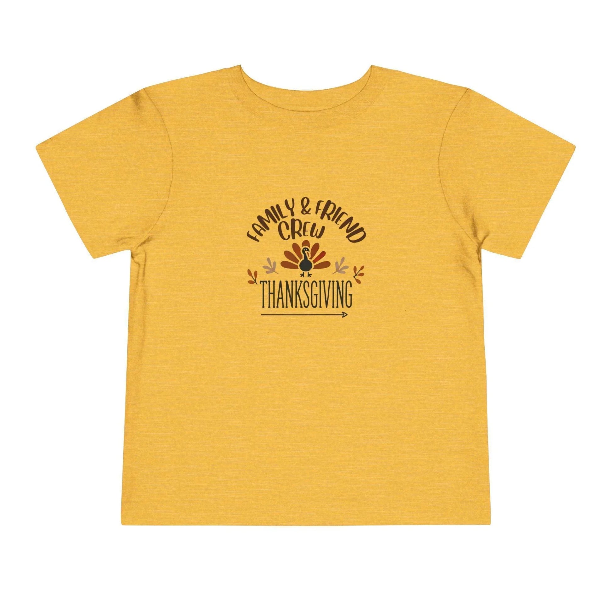 Thanksgiving Family & Friend Crew - Toddler Short Sleeve Tee - Whippie's