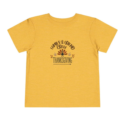 Thanksgiving Family & Friend Crew - Toddler Short Sleeve Tee - Whippie's