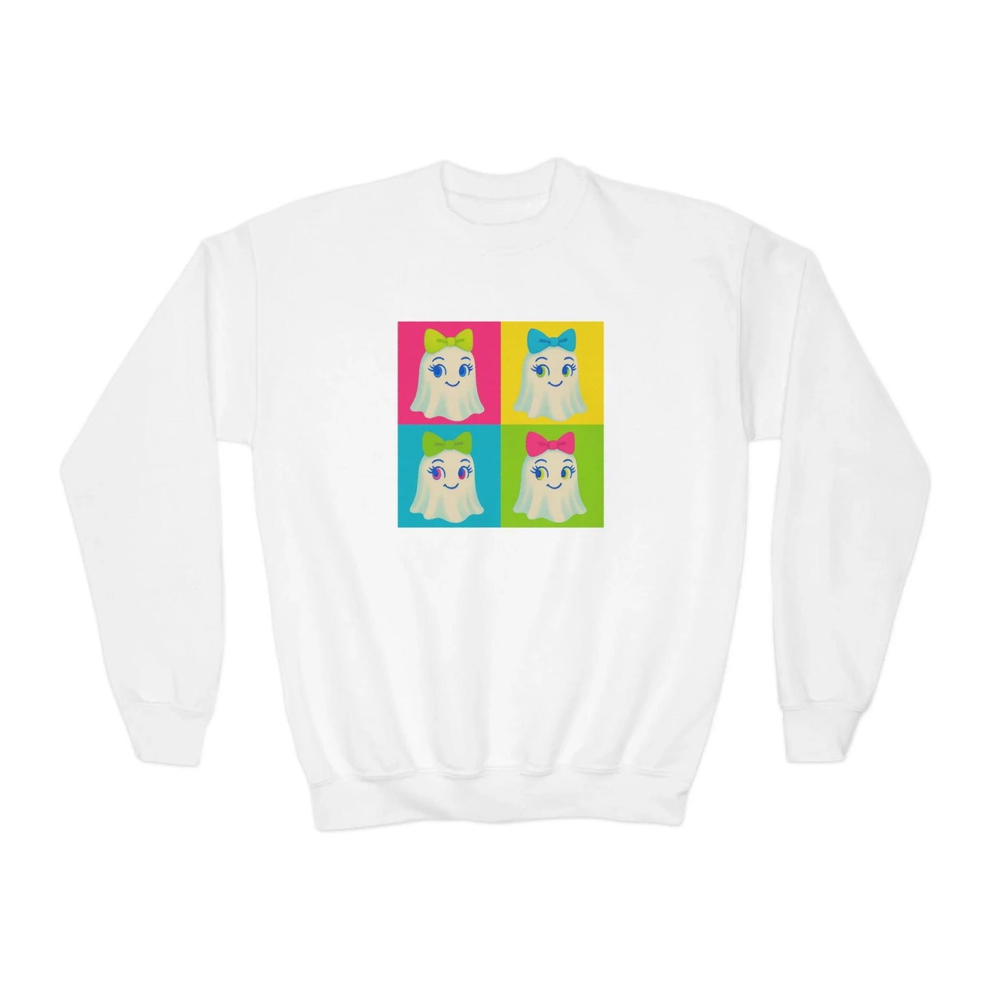 Ghostly Pop Art Youth Crewneck - Whippie's