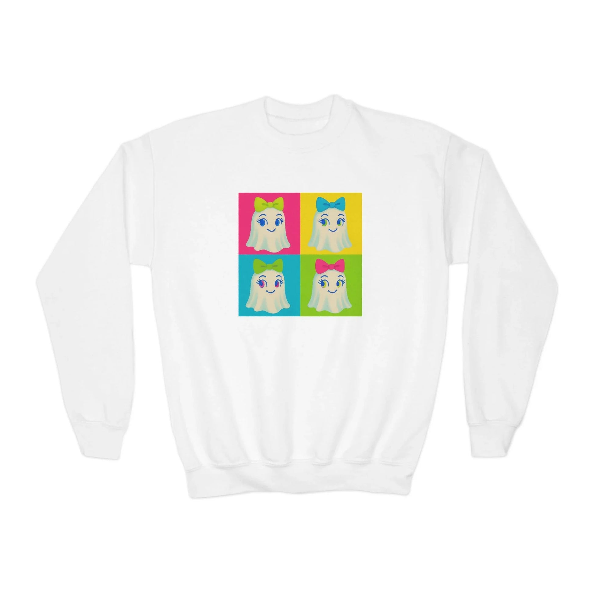 Ghostly Pop Art Youth Crewneck - Whippie's