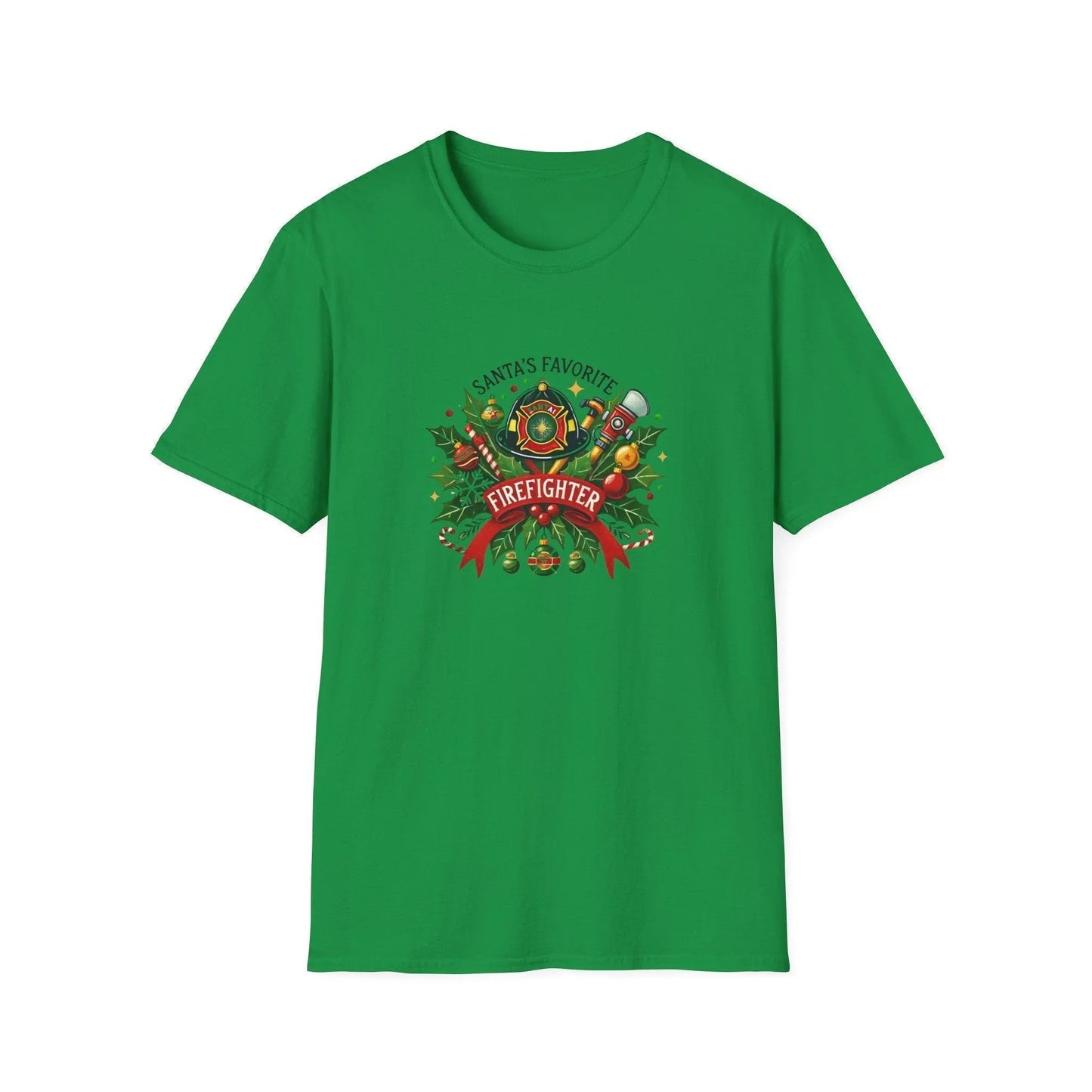 Santa's Favorite Firefighter Unisex Tee 🔥🎅 - Whippie's