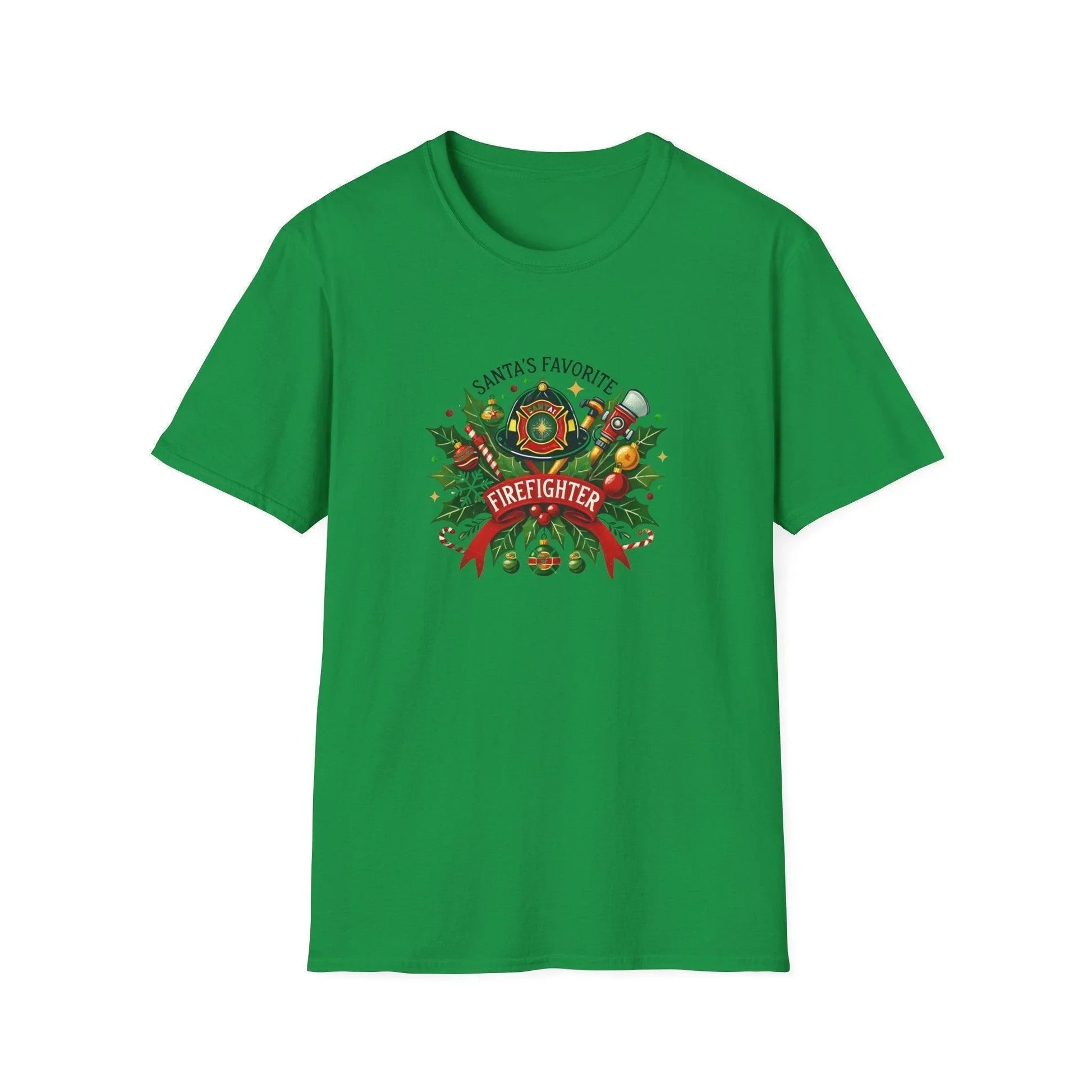 Santa's Favorite Firefighter Unisex Tee 🔥🎅 - Whippie's