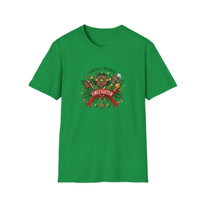 Santa's Favorite Firefighter Unisex Tee 🔥🎅 - Whippie's