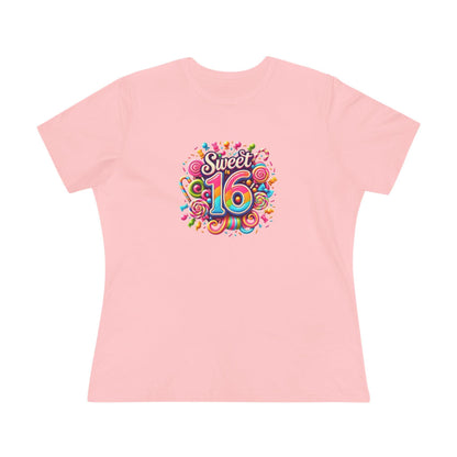 Sweet 16 Tee - Let's Celebrate! 🎉🍭 - Women's Softstyle Tee - Whippie's