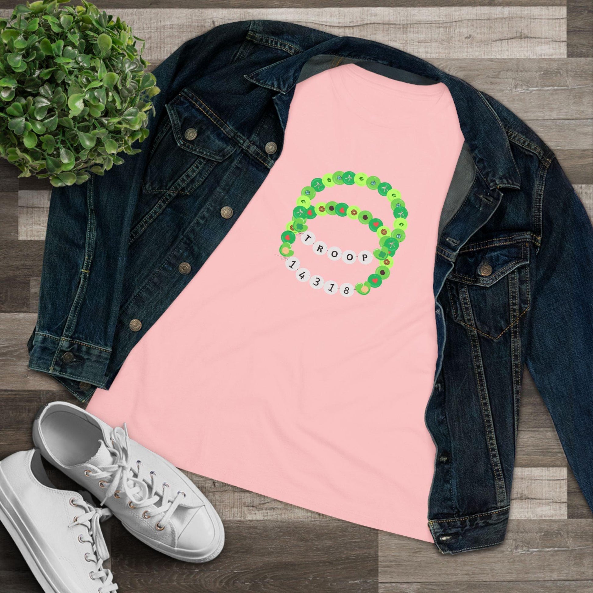 Girl Scout Troop Bracelet Tee - Women's - ✨ Show Your Troop Pride! ✨ - Whippie's