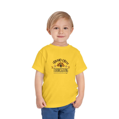 Thanksgiving Friend Crew - Toddler Short Sleeve Tee - Whippie's