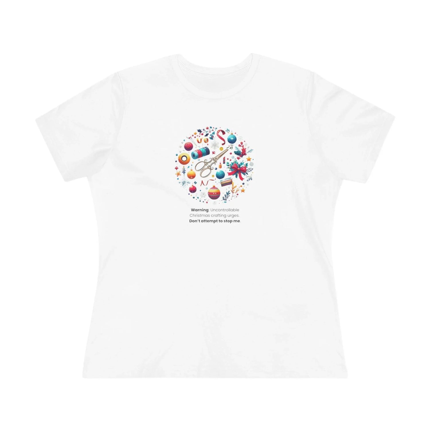 Snow Globe - Uncontrollable Urge to Craft - Women's Softstyle Tee - Whippie's
