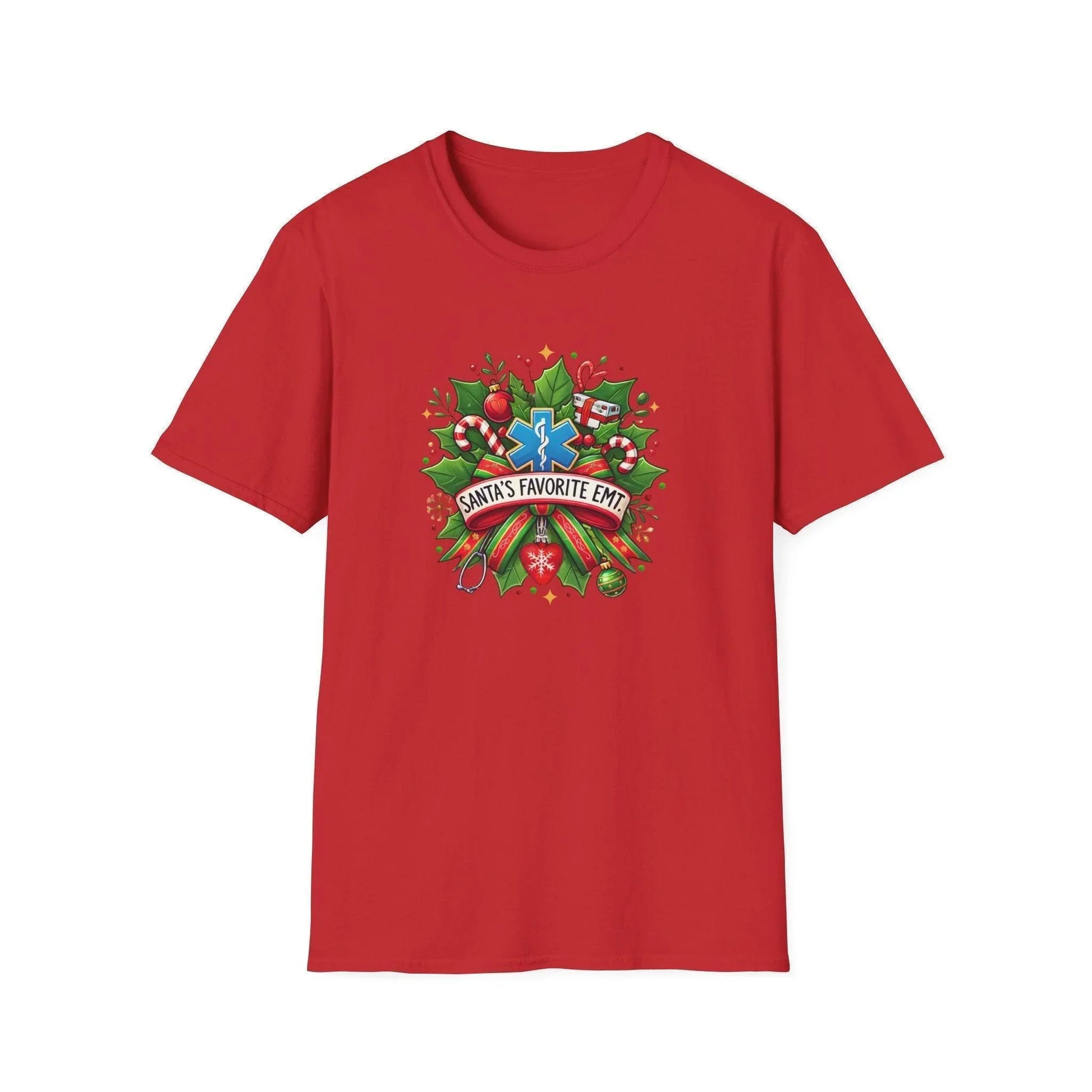 Santa's Favorite EMT Unisex Tee 🚑🎅 - Whippie's