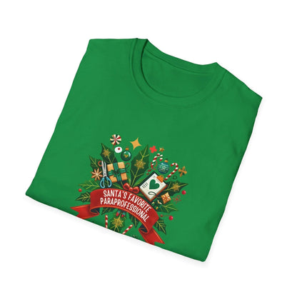 Santa's Favorite Paraprofessional Unisex Tee ✏️🎅 - Whippie's