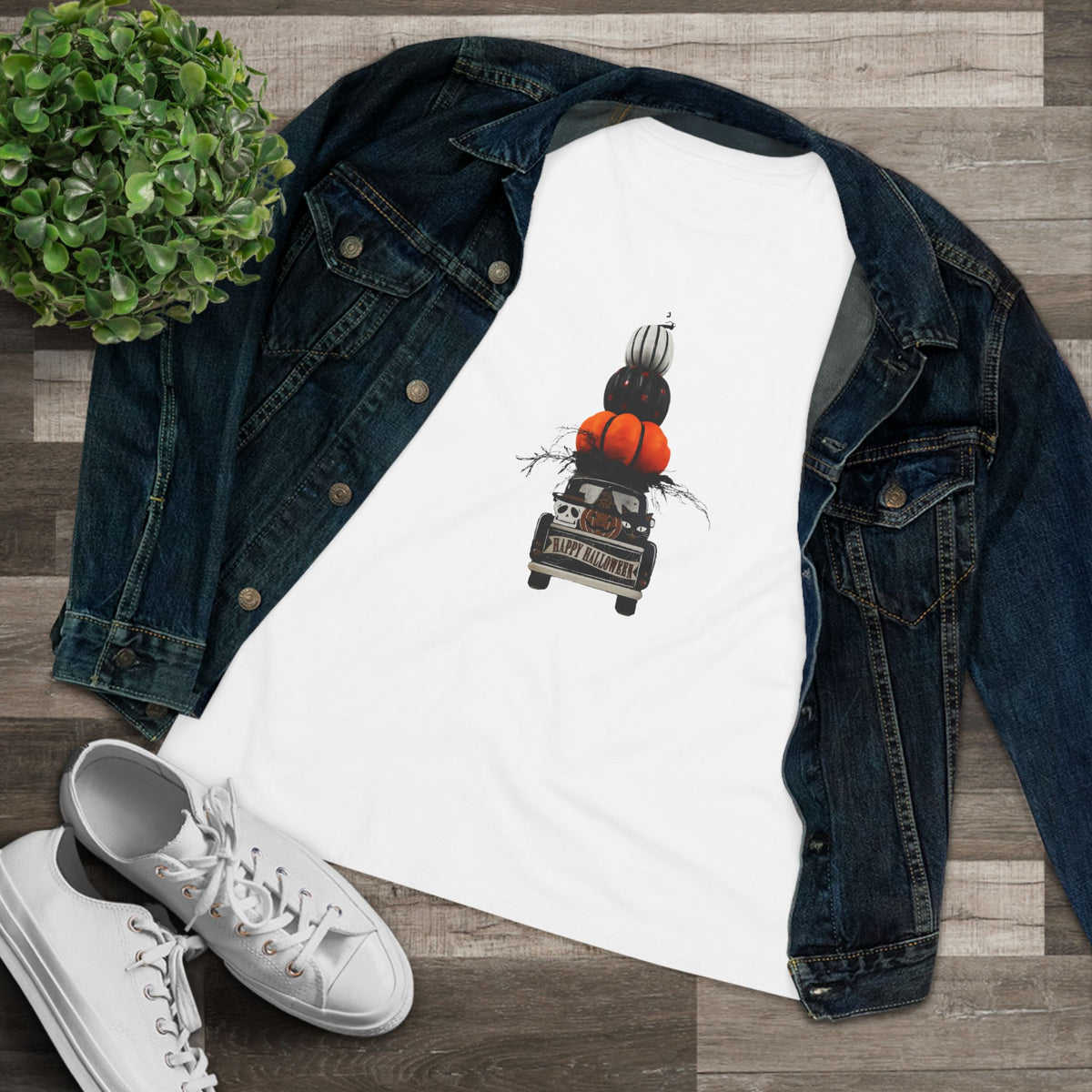 Vintage Halloween Shirt | Pumpkin Pickup Women's Tee