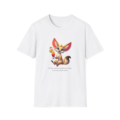 Fennec Fox Cocktail - Cheers to Good Times and Smiles! Unisex T-shirt