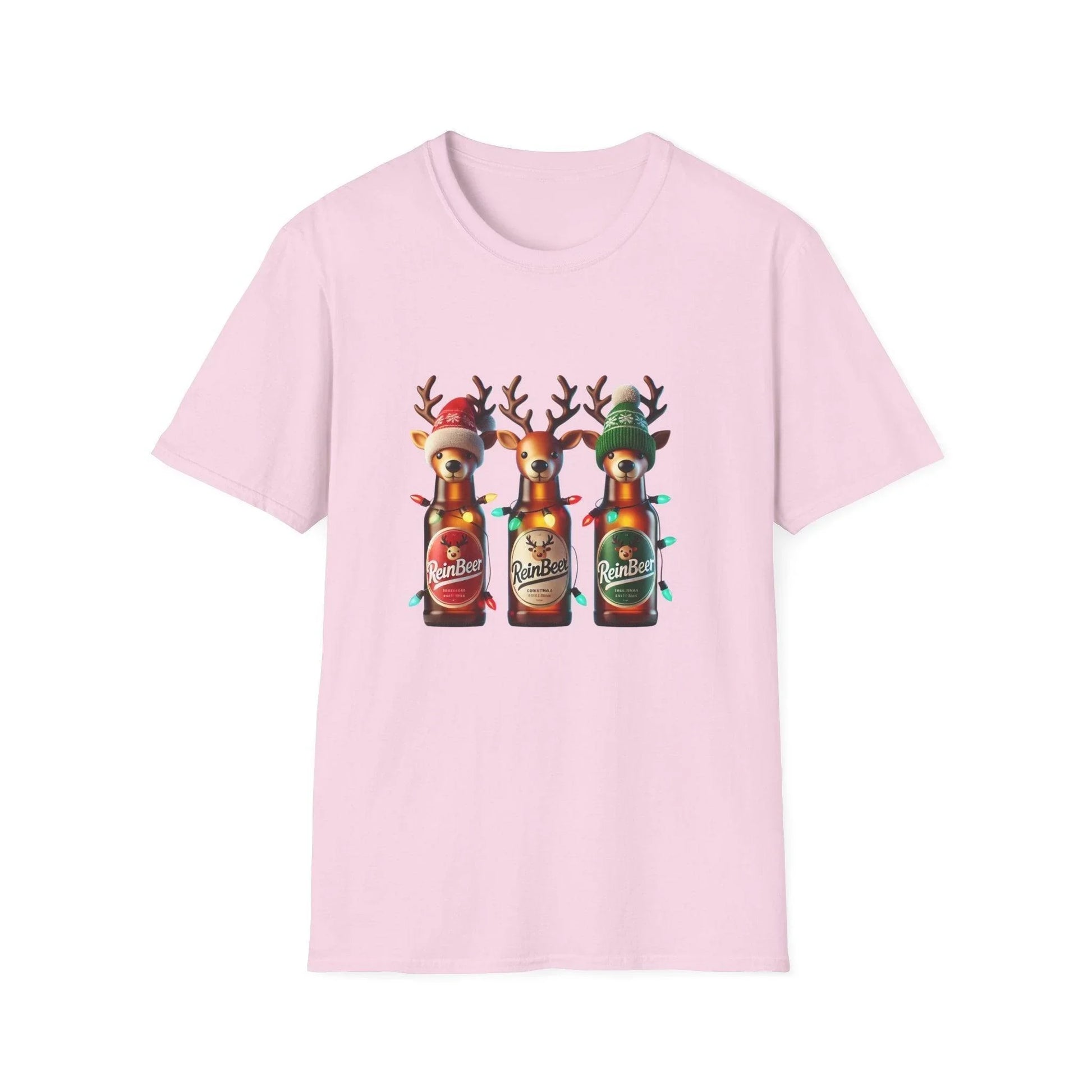 Reinbeer: The 🍻 Official Beverage of the Reindeer Games 🦌 - Unisex Softstyle T-shirt - Whippie's
