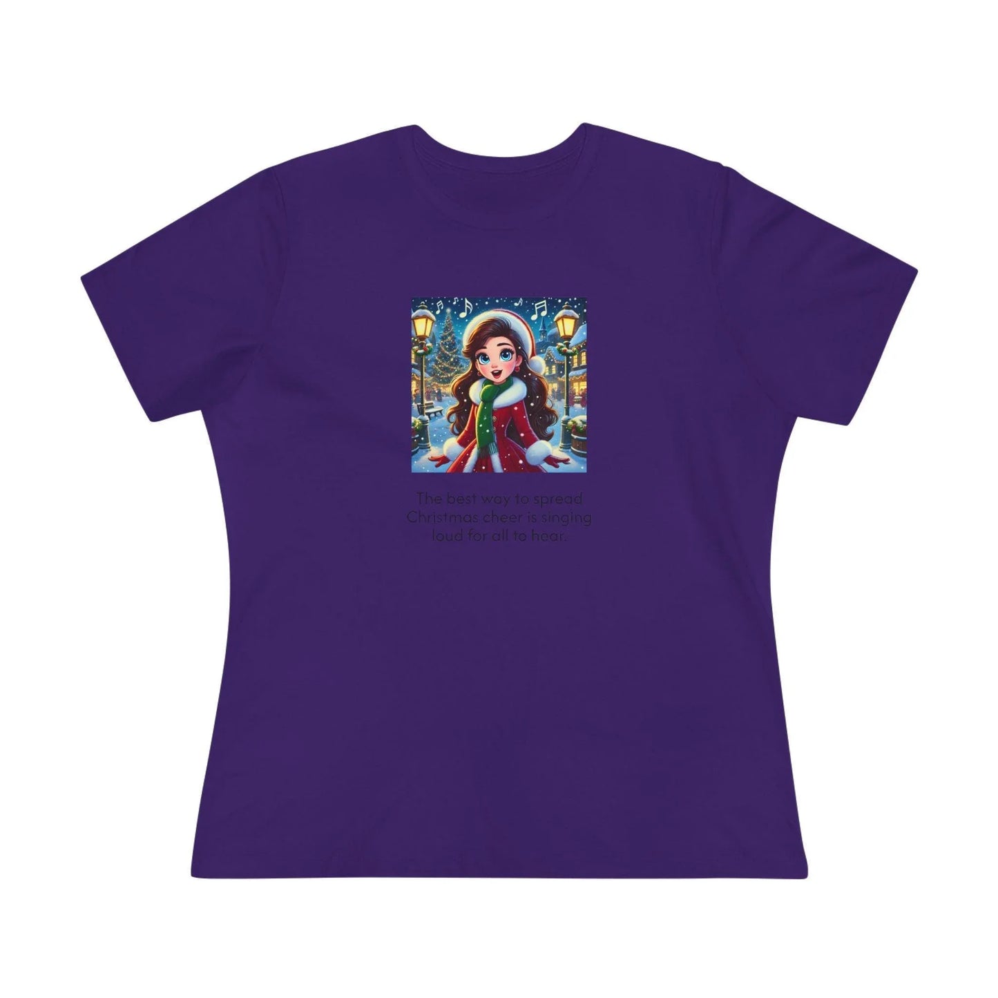 Caroler - Christmas Cheer - BHLBE Girl - Women's Tee - Whippie's