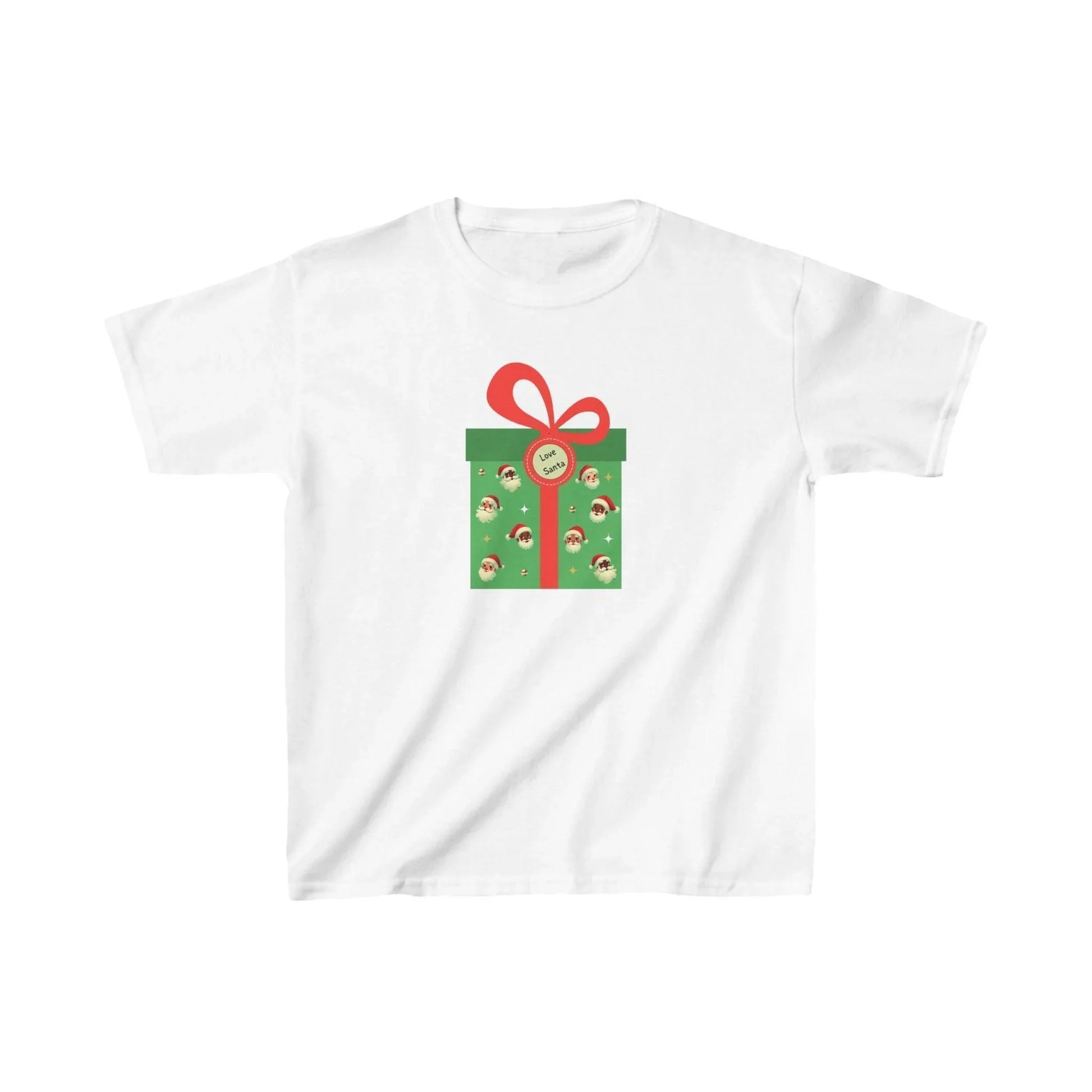 Love Santa Present 🎅 Kids Heavy Cotton™ Tee! - Whippie's