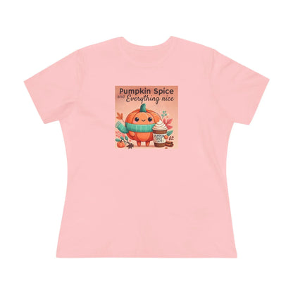 Cute Pumpkin: Pumpkin Spice and Everything Nice - Women's Softstyle Tee - Whippie's