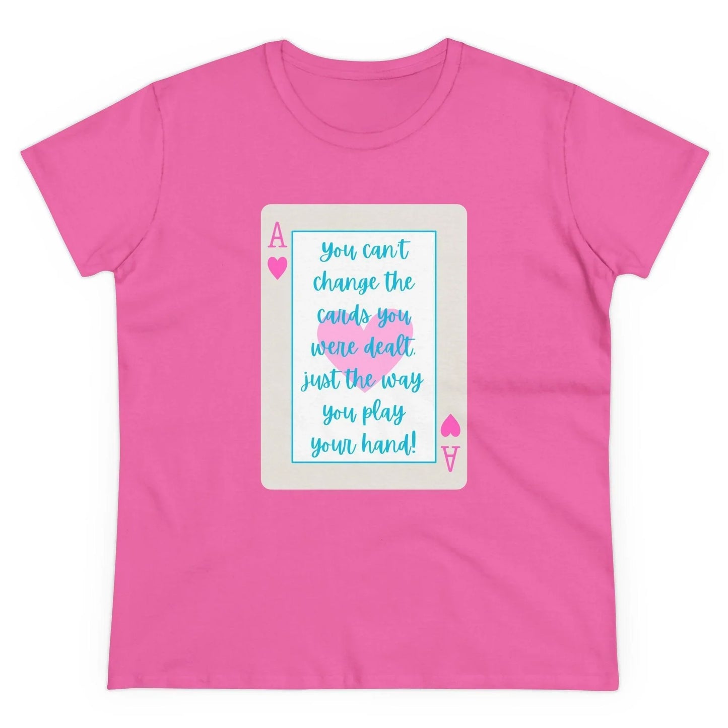 💖 Ace of Hearts 💪 Women's Tee ✨ Play your hand like a queen! 👑 - Whippie's