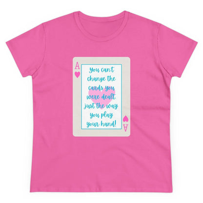 💖 Ace of Hearts 💪 Women's Tee ✨ Play your hand like a queen! 👑 - Whippie's