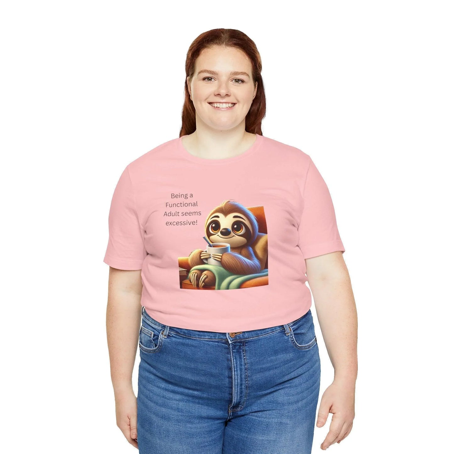 🦥 Functional Adult? Excessive! ☕ Unisex Jersey Tee ✨ - Whippie's