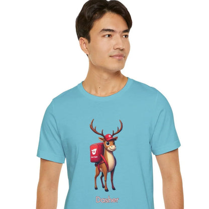 🎅 Dasher's Side Hustle 🍕 Unisex Tee ✨ Dasher's delivering more than holiday cheer! - Whippie's