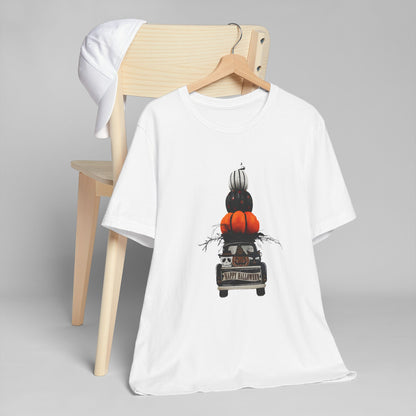 Halloween Truck | Festive Pumpkin Pickup Unisex Tee