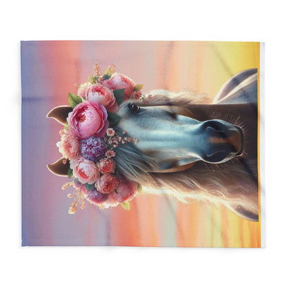 Horse Dreams Arctic Fleece Blanket - Cozy Up with Equestrian Charm! 🐴✨ - Whippie's