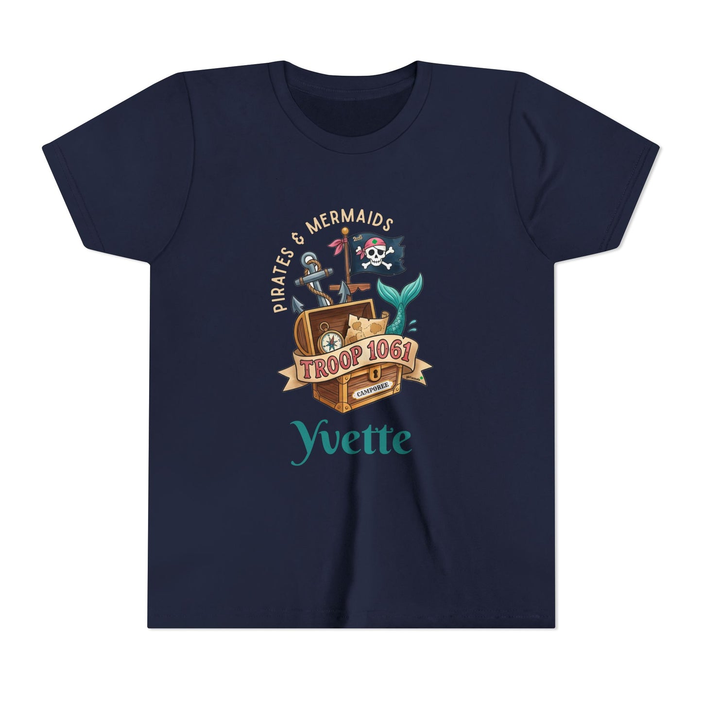 Girl Scout Camporee Shirt | Pirates & Mermaids Troop Tee