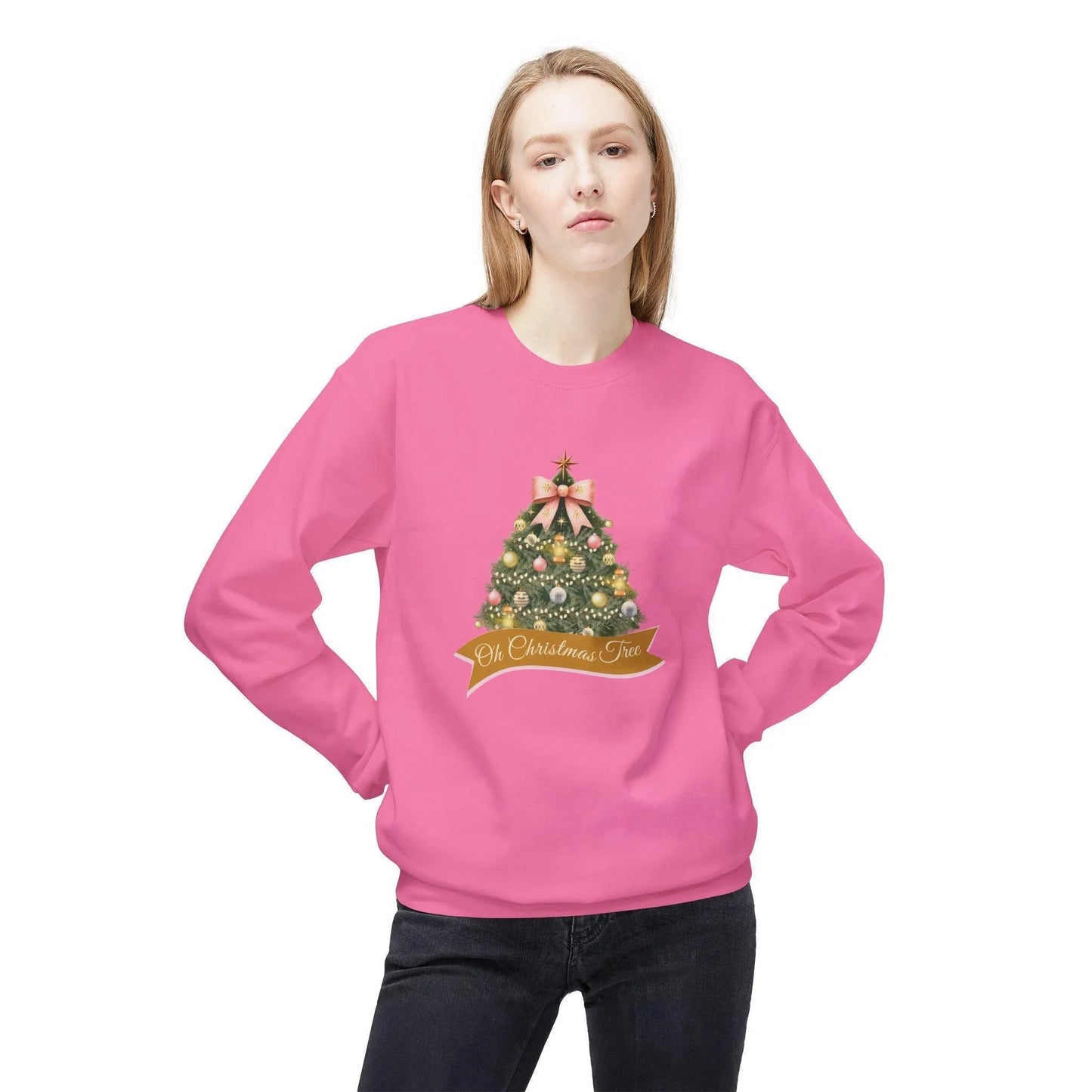 🎄 Oh Christmas Tree ✨ Unisex Fleece Sweatshirt 🎁 - Whippie's