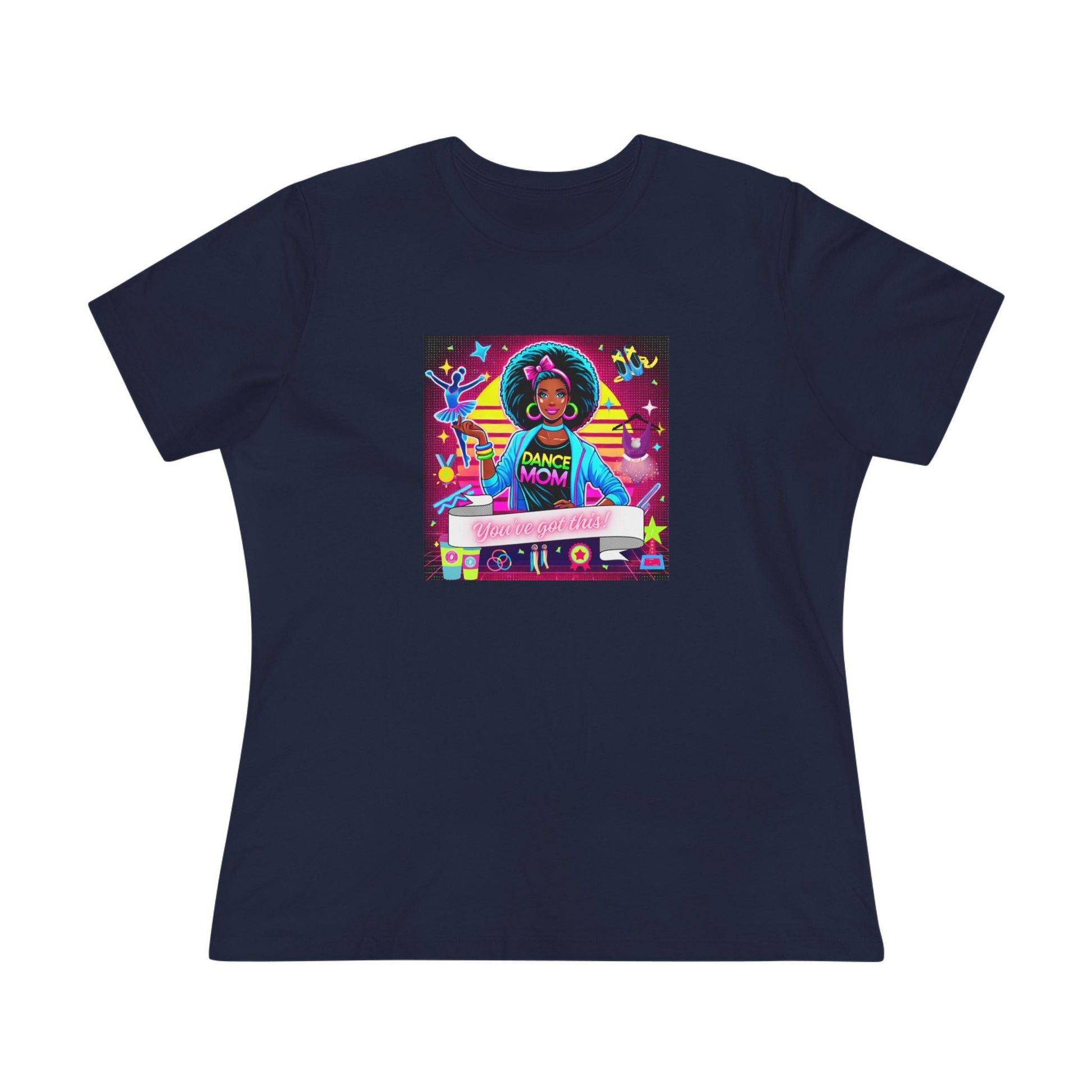 You've Got This! Dance Mom (Black Mom) - A Sparkling Performance ⭐️ Women's Softstyle Tee - Whippie's