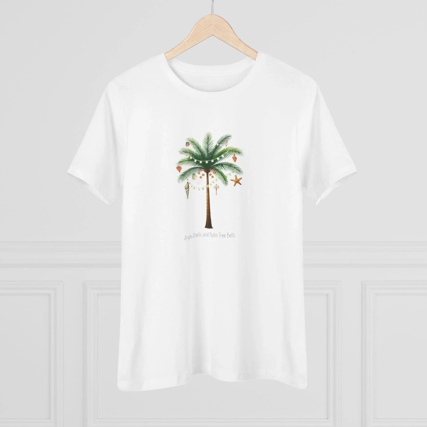 🌴 Jingle Shells & Palm Tree Bells 🐚 Women's Tee ☀️ - Whippie's
