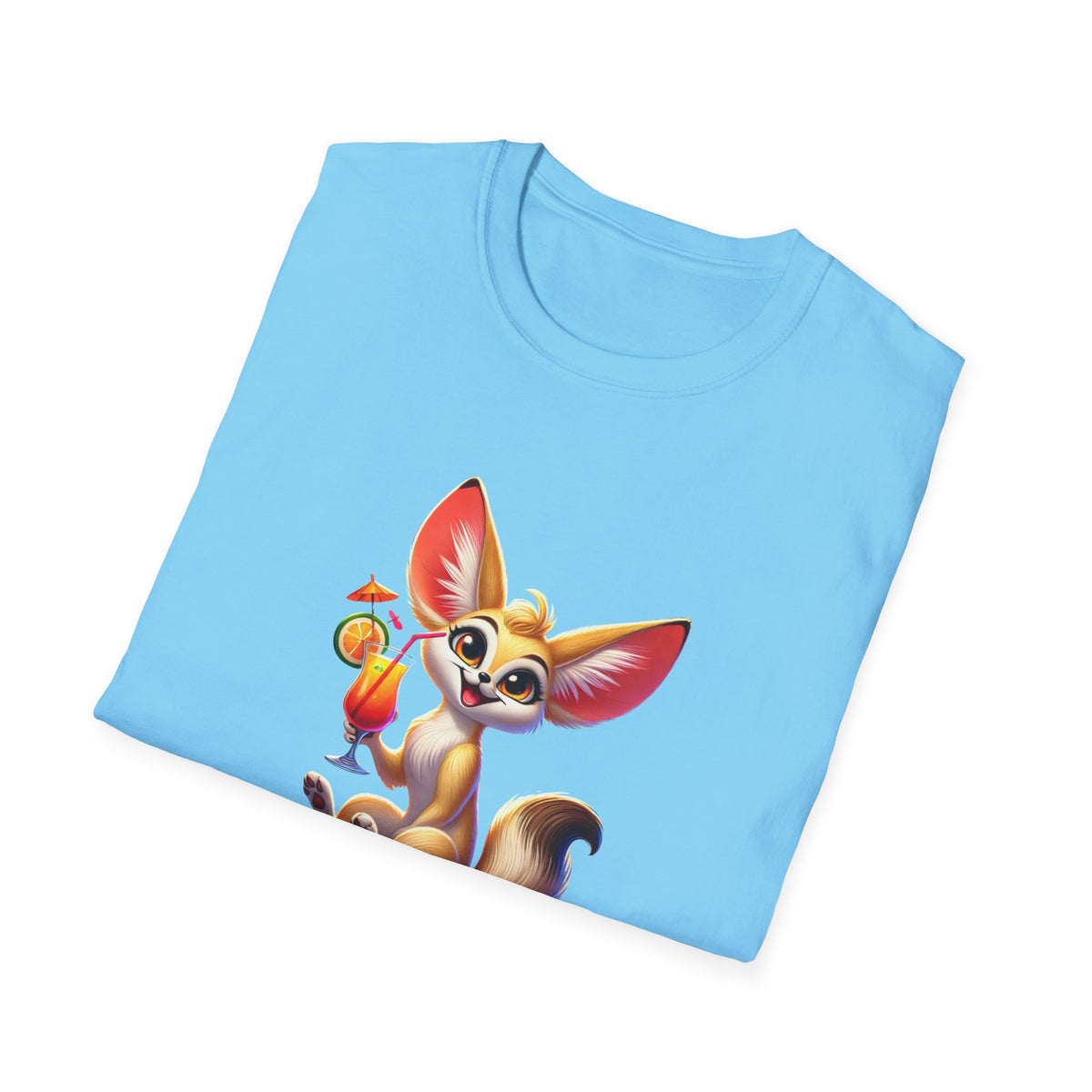 Fennec Fox Cocktail - Cheers to Good Times and Smiles! Unisex T-shirt