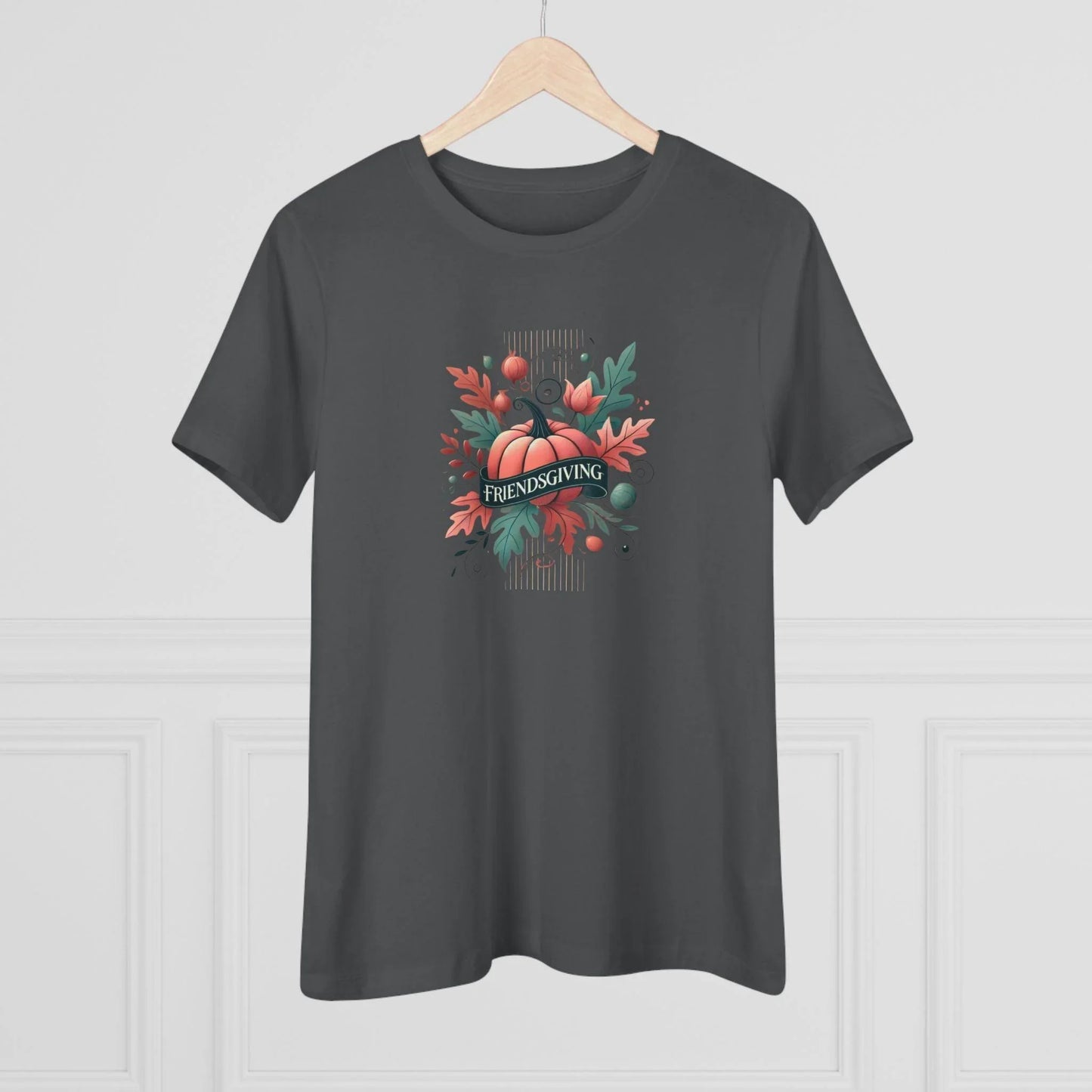 Friendsgiving Whimsical Pumpkin - Women's Softstyle Tee - Whippie's