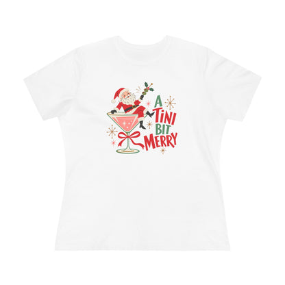 A Tini Bit Merry Christmas Martini Shirt