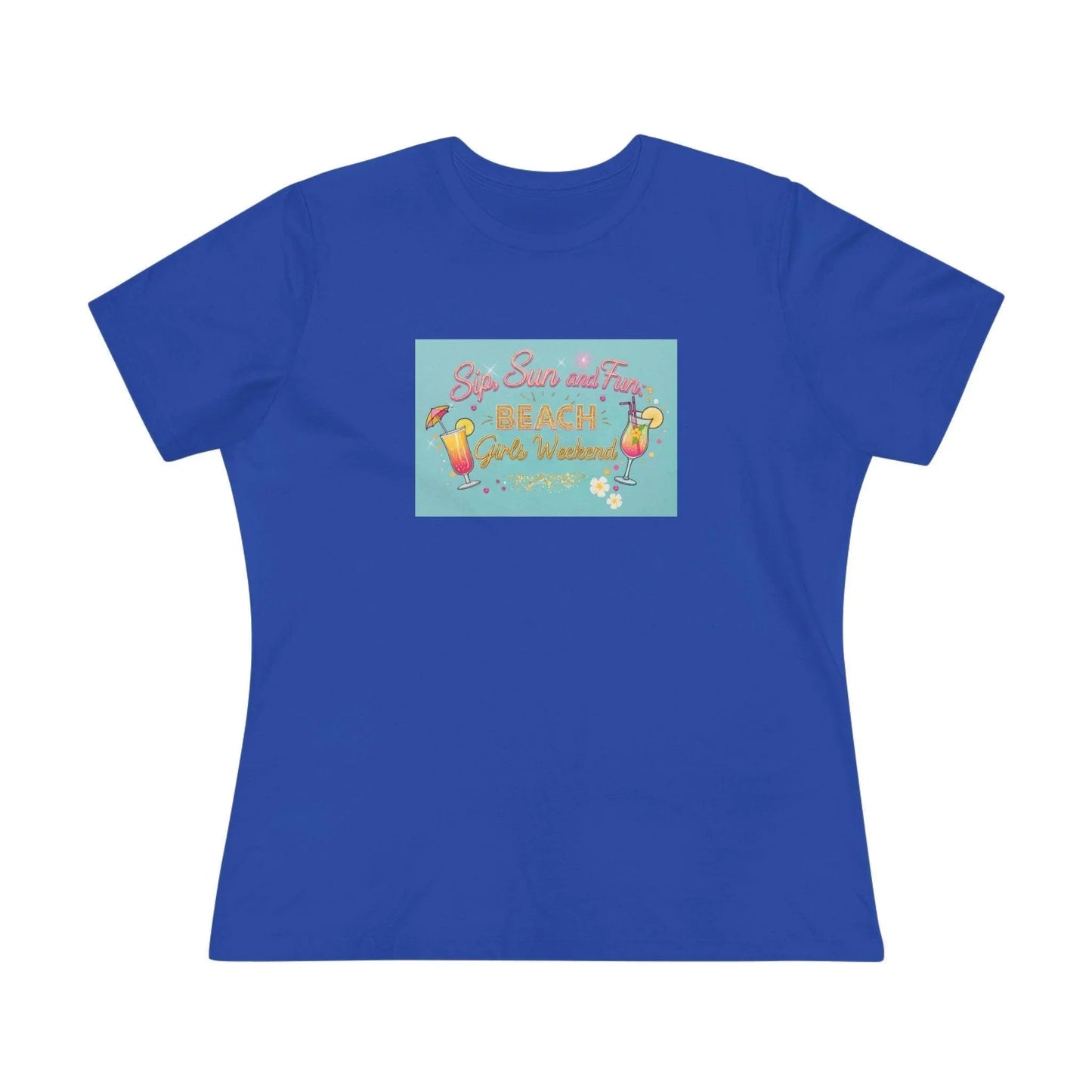 Sun, Sips, and Fun Beach Girls' Weekend - Women's Softstyle Tee - Whippie's