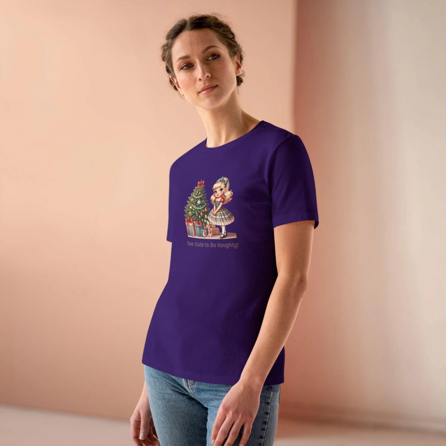 Too Cute to be Naughty - Women's Softstyle Tee - Whippie's