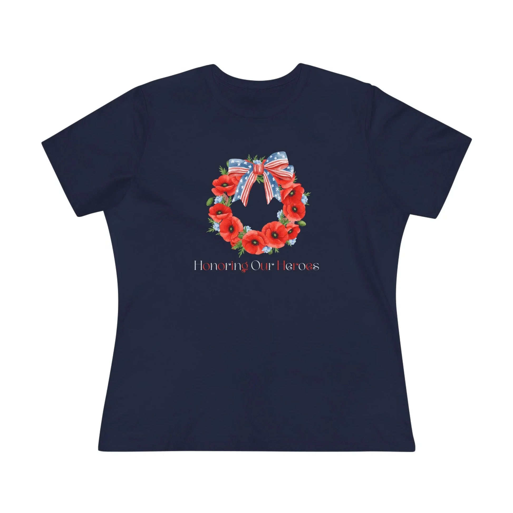 Memorial Day 'Honoring Our Heroes' Wreath - Women's Tee - Whippie's