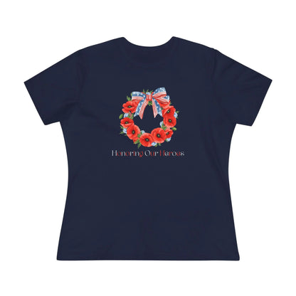 Memorial Day 'Honoring Our Heroes' Wreath - Women's Tee - Whippie's