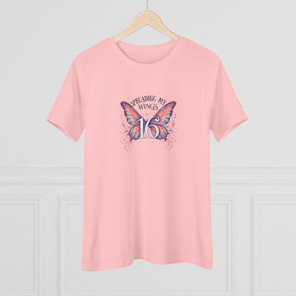 Spread My Wings at 16 - Soaring into a New Chapter 🦋 - Women's Softstyle Tee - Whippie's