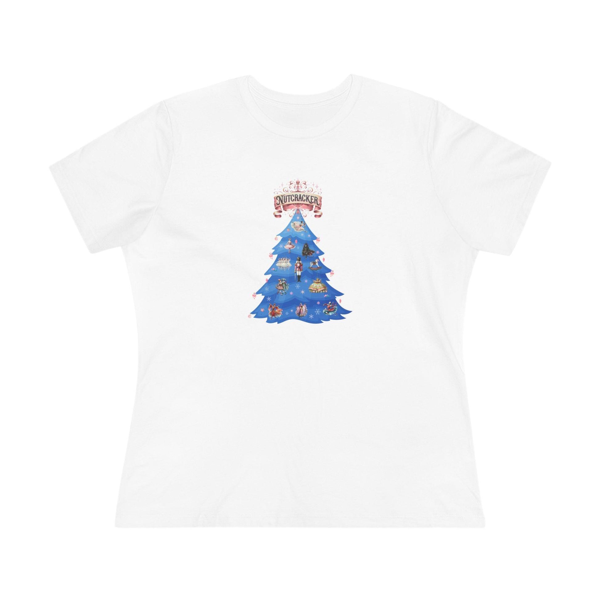 Nutcracker Christmas Tree - A Festive Affair! 🎄✨ Women's Softstyle Tee - Whippie's