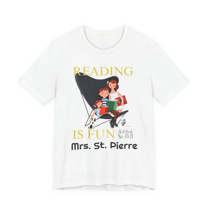 Reading Is Fun Retro Book Tshirt 1953