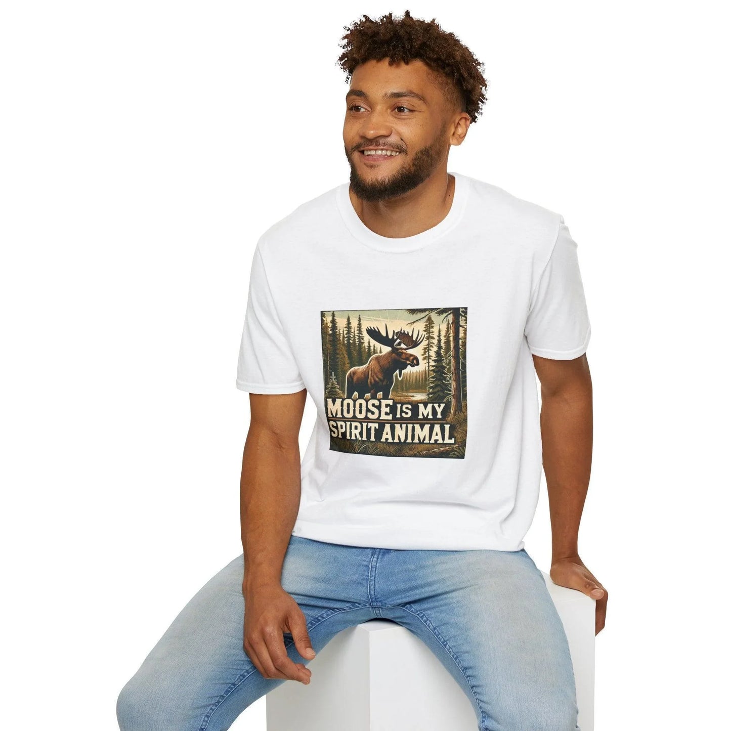Moose is my Spirit Animal - Unisex T-Shirt - Whippie's