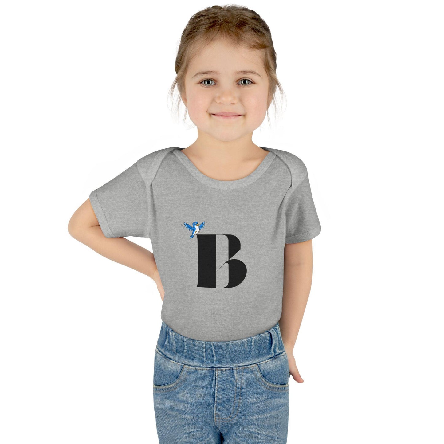 Alphabet Adventures: Letter B - Beautiful Bluebird Baby Onesie B is for Beautiful Bluebird! - Whippie's
