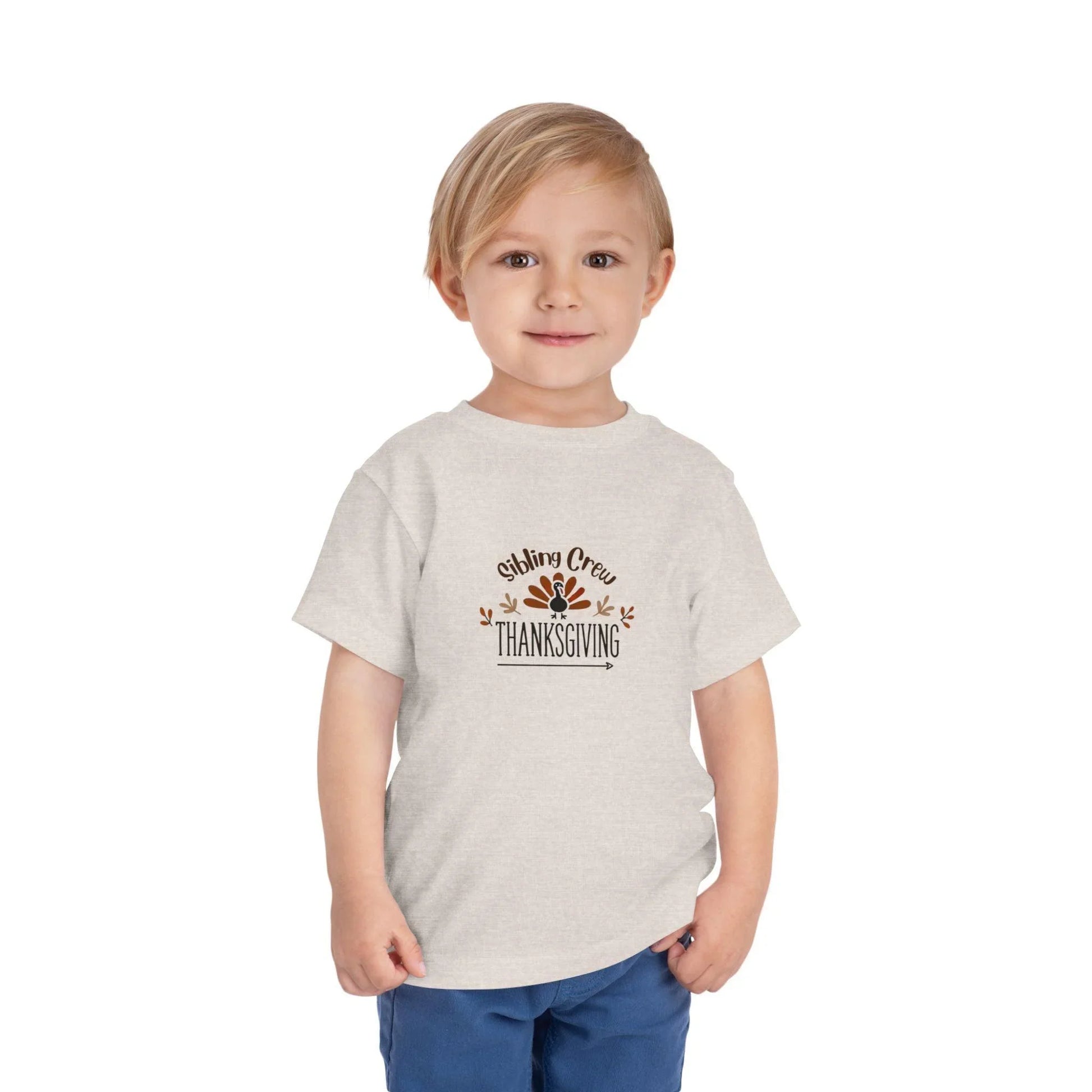 Thanksgiving Sibling Crew - Toddler Short Sleeve Tee - Whippie's