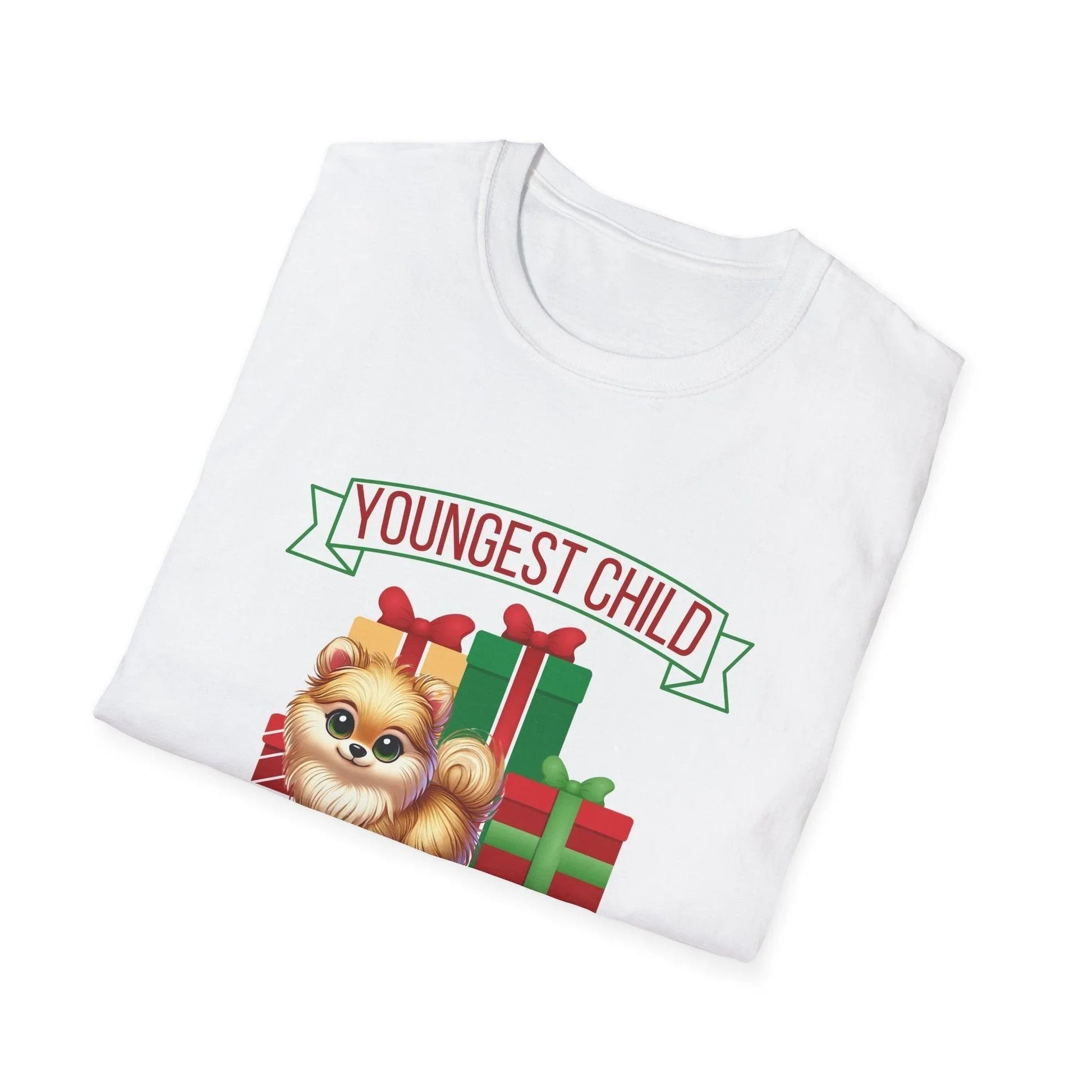 Youngest Child, The Favorite 🎁🐶 Pomeranian - Unisex Tee! 🎁👑 - Whippie's