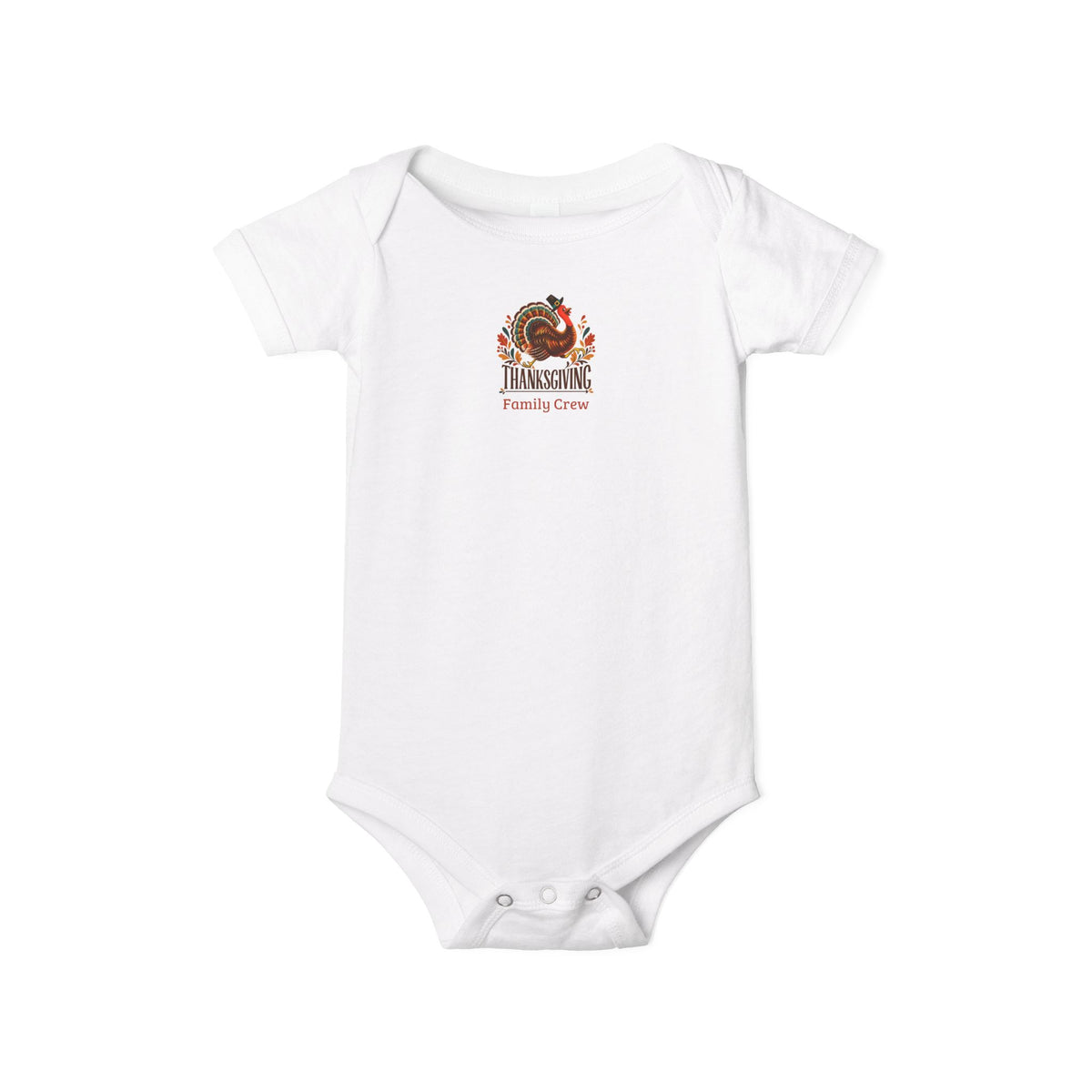 Personalized Thanksgiving Baby Bodysuit | Matching Family Crew Onesie