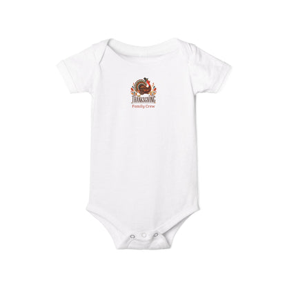 Personalized Thanksgiving Baby Bodysuit | Matching Family Crew Onesie