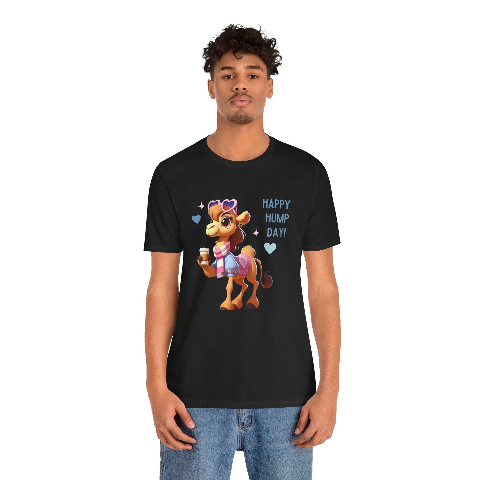 Happy Hump Day - Unisex Jersey Tee - 🐪 Celebrate the Midweek Hump with a Smile! 🐪 - Whippie's