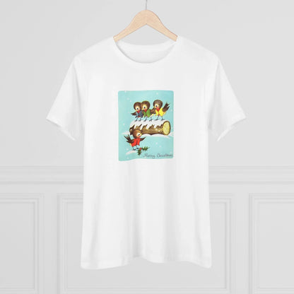 Merry Christmas Song Birds - Women's Tee - Whippie's