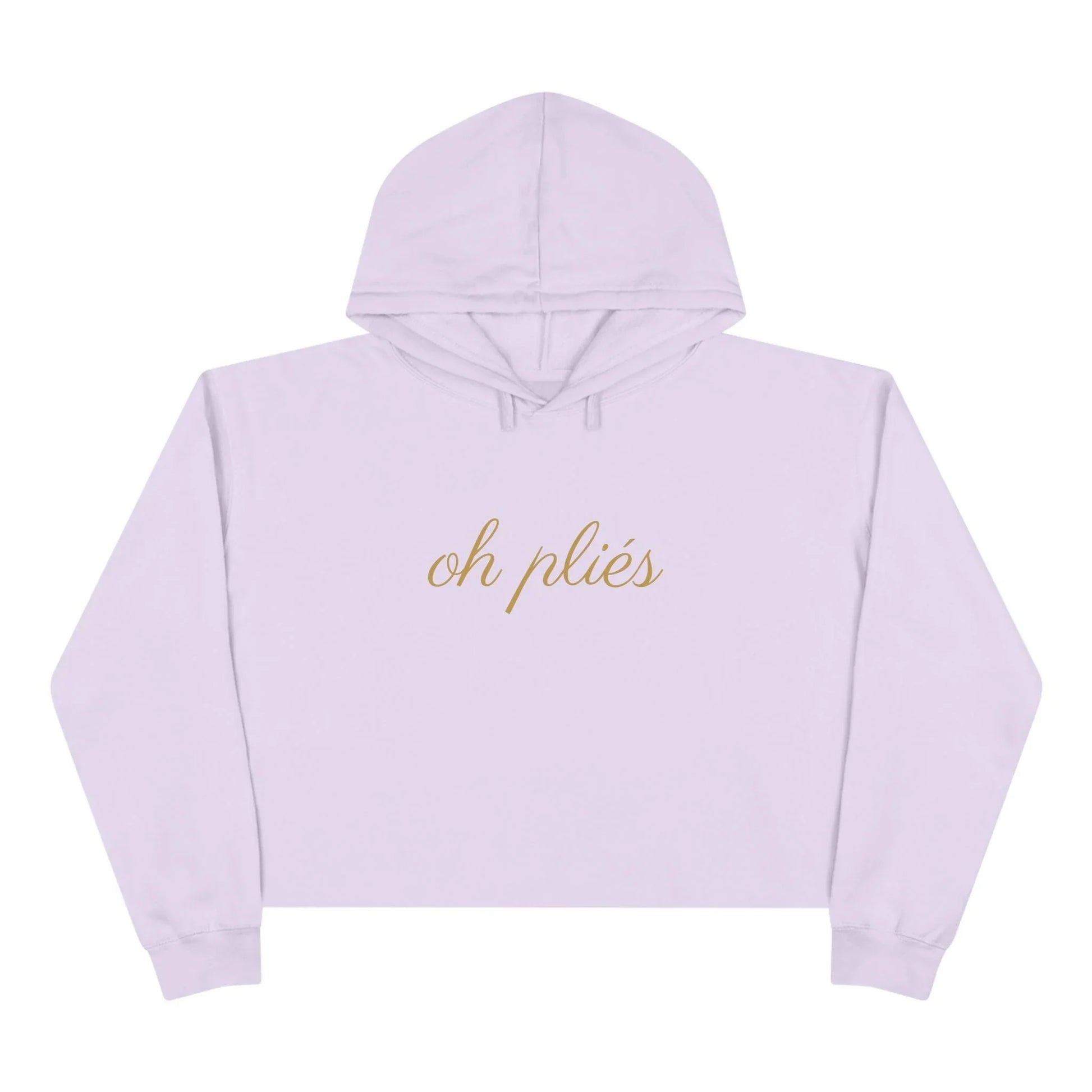 ✨ Oh Pliés ✨ Women's Cropped Hoodie 💖 - Whippie's
