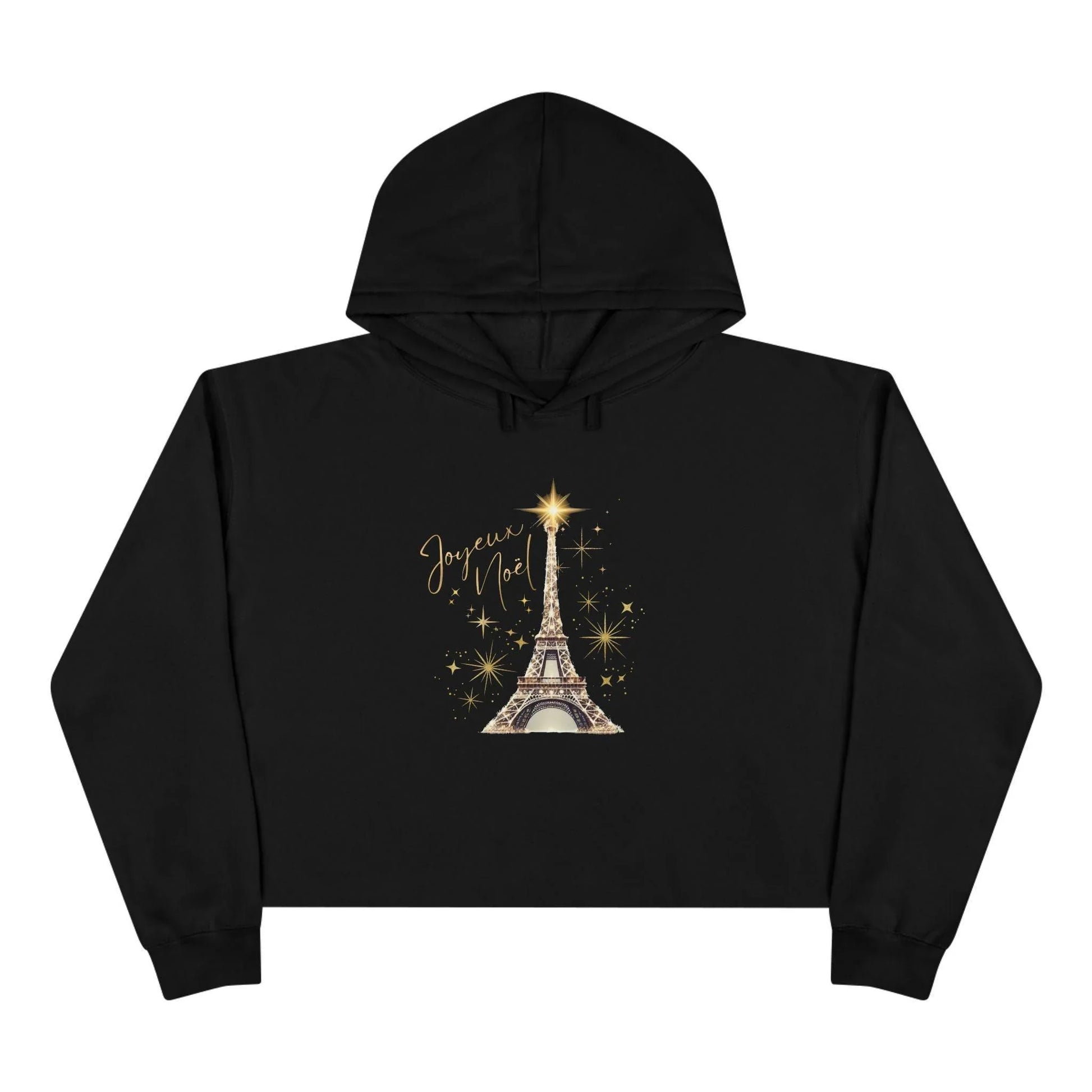 ✨ Joyeux Noël - Women's Cropped Hoodie 🗼 - Whippie's