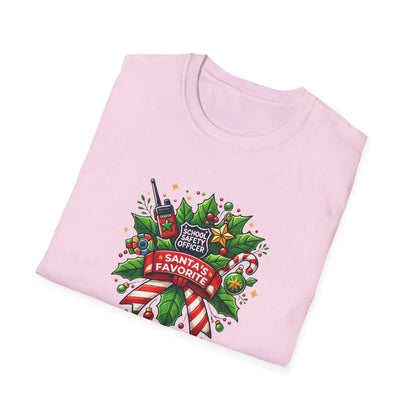 Santa's Favorite School Safety Officer Unisex Tee 🚨🎅 - Whippie's
